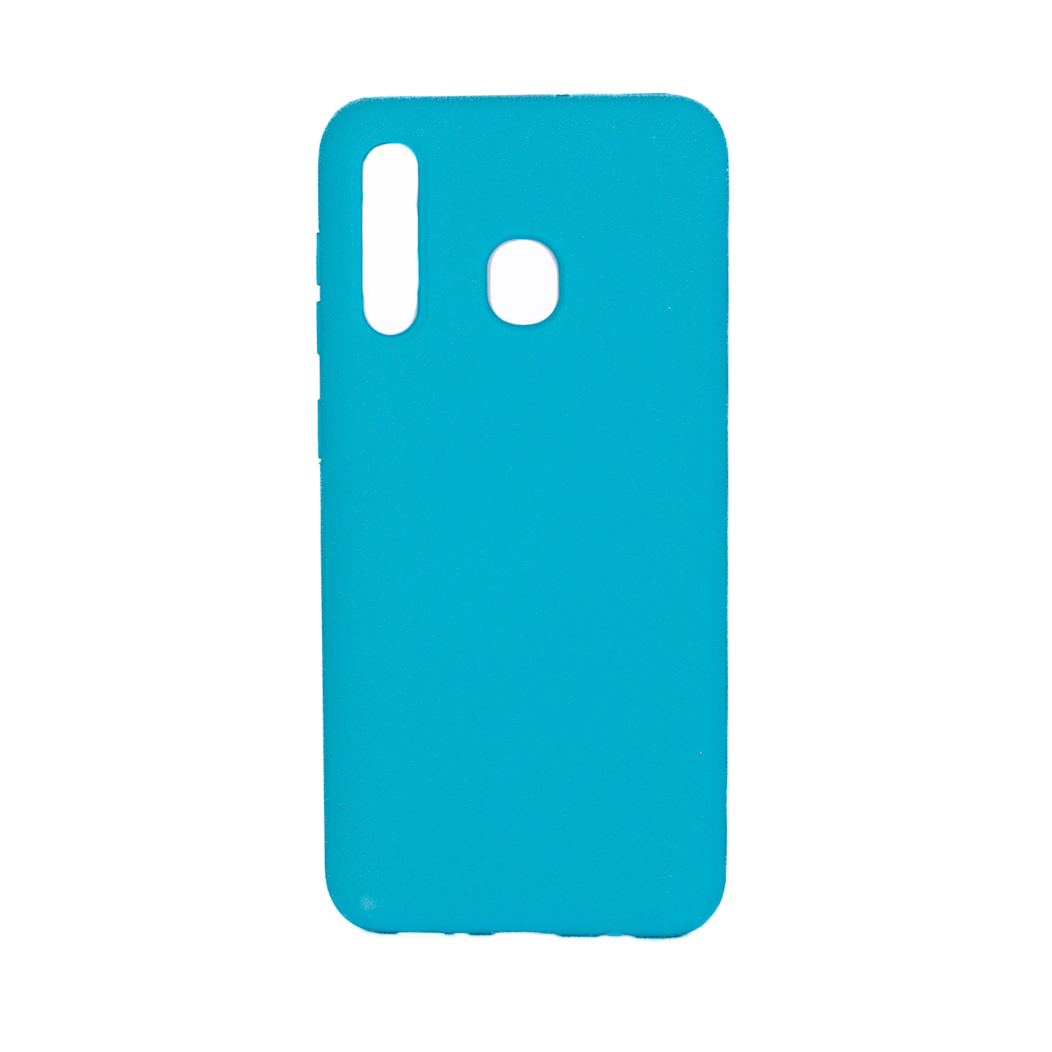 Protectores para celular  para Samsung  A30 Funda de silicona con felpa Celeste